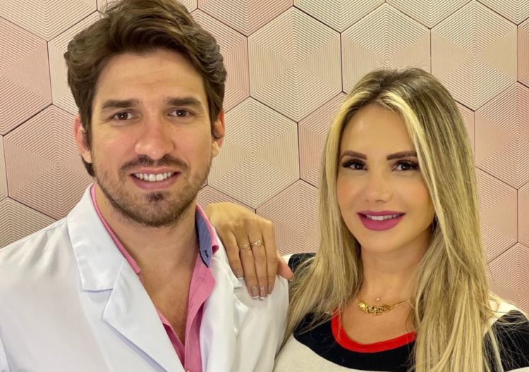 Dr Sérgio Furtado e Jordana Guimarães - Foto RL Assessoria