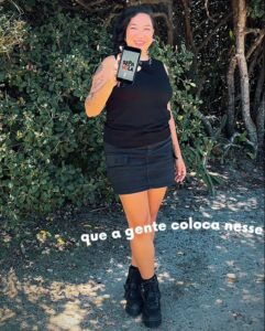 Apresentadora do Sepavolá deu um susto daqueles nos seguidores. Foto: divulgação