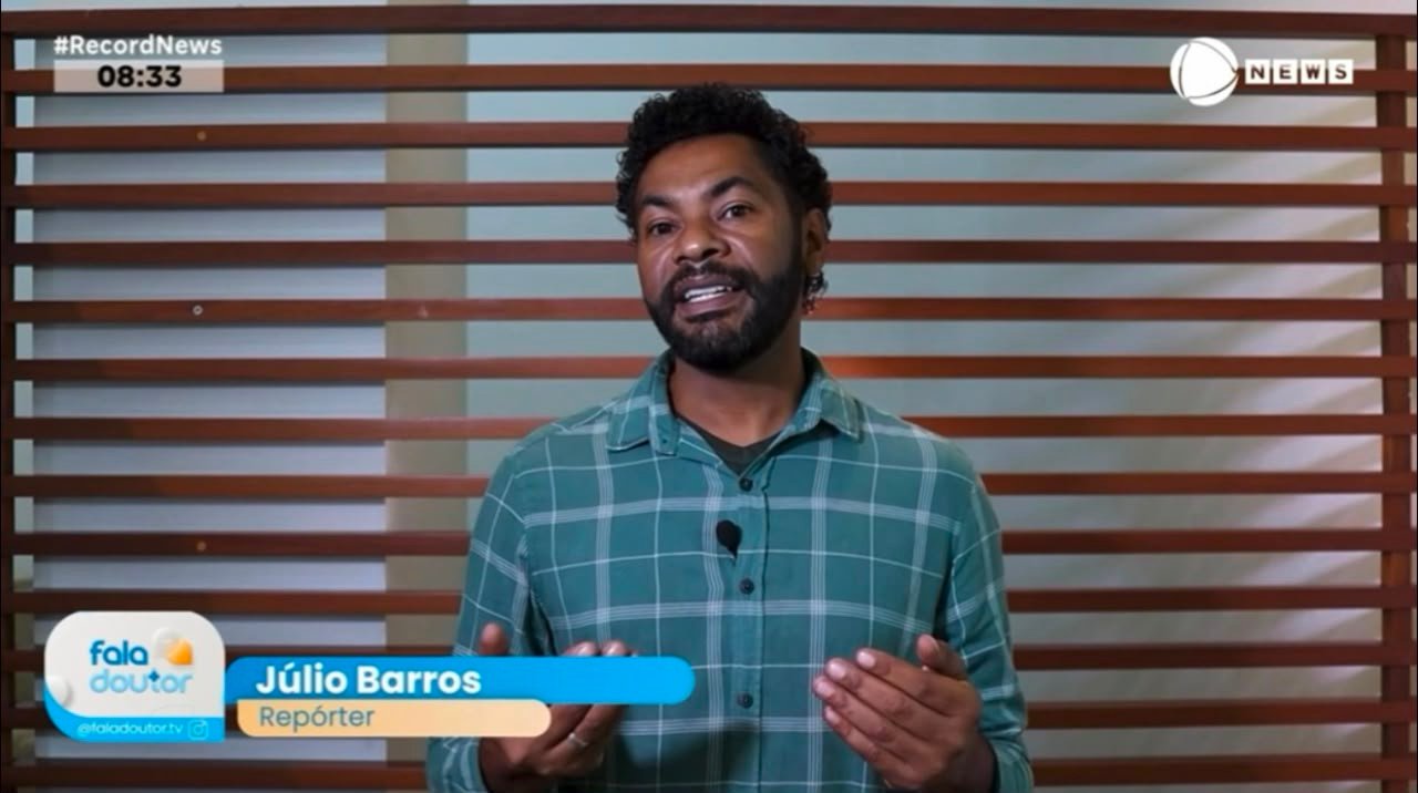 Quem é o repórter que vem ganhando destaque no Fala Doutor da Record News? 